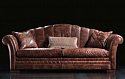 Pushkar 2-sitziges Sofa brown leather
