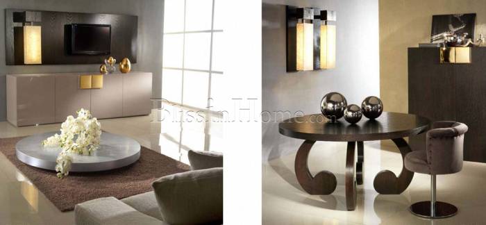 CONTEMPORARY NIGHT and DAY Tafel God mother round HT 2182