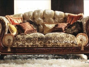 Krug 2-sitziges Sofa beige-Mega