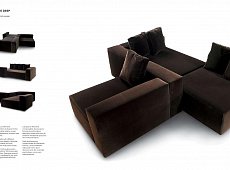Home furniture (Nero) Sofa Dune deep R152KD+R150KD