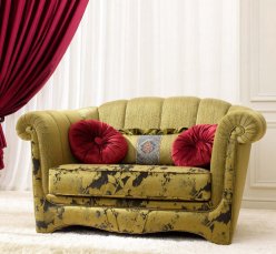 Alta Classe Gold Sofa New Tiffany Love Seat