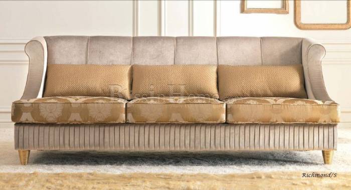 Richmond-S 2-sitziges Sofa standart gold