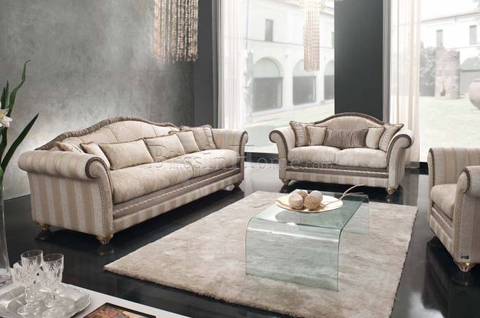 Pushkar-cord 2-sitziges Sofa beige
