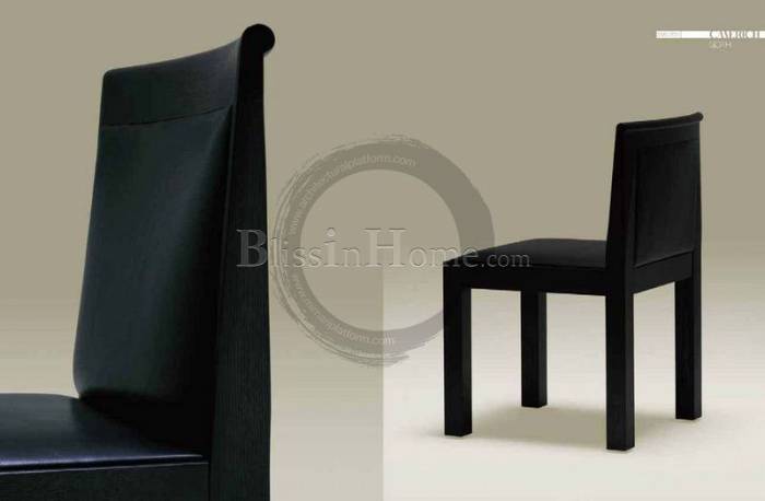 Home furniture (Nero) Stuhl Borges S S114W