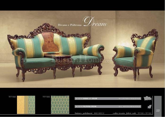 Blu catalogo Sofa Dream 631/K