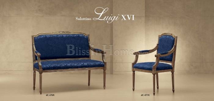 Blu catalogo Sofa Luigi XVI 478/K